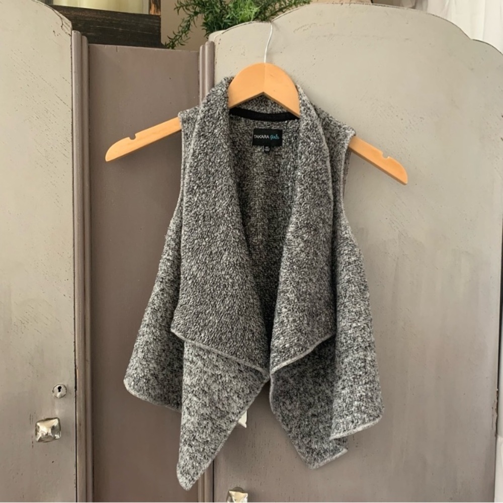 🥀 Takara Open Front Fleece Vest